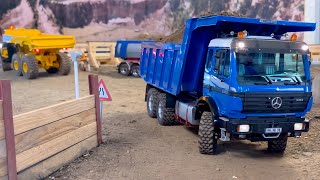 Great Roundtrip with Mercedes SK RC Dumptruck at the Construction-Site!!