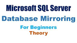 SQL Server Database Mirroring Theory (Part 1)