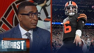 Cris Carter applauds Baker Mayfield defending himself & on Aaron Rodgers | NFL | FIRST THINGS FIRST