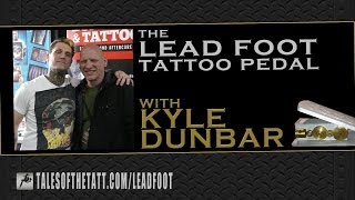 Ink Master's Kyle Dunabr tries out the Lead Foot Tattoo Pedal