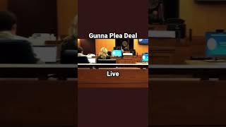 Footage of gunna taking his plea deal in court today