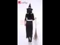 Smiffy's Zombie Authentic Salem Witch Costume