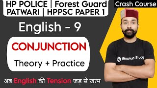 Conjunction | General English | Class  9 | HPP Constable, HP Forest Guard, Patwari, HPPSC Paper 1