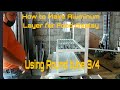 How to make Layer for Food display Using Aluminum round tube 3/4