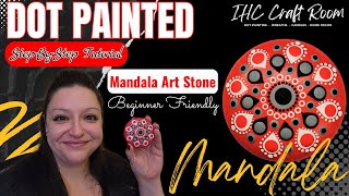 Valentine Dot Art Mandala Art Stone Step-by-step Tutorial