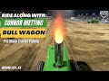 Ride along with Connor Metting | Bull Wagon | Pro Stock Tractor Pulling