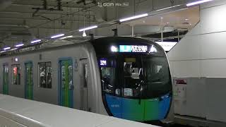 西武鉄道40153F快速西武球場前行　40102F準急池袋行　所沢