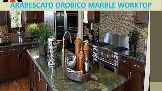 Best Arabescato Orobico Marble Kitchen Worktop for Home | Call 02032908427 - Astrum Granite