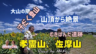 【登山\u0026遺跡】汗だく登山 大山の隣の山  孝霊山     弥生時代の集落跡  むきばんだ遺跡