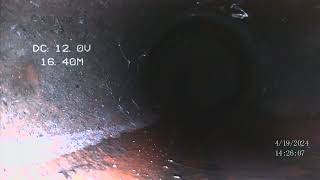 Storm drain camera monitoring PVC DN 200