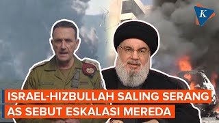 Israel-Hizbullah Saling Serang, AS Klaim Redakan Eskalasi Perang di Timur Tengah