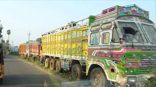 Narsipatnam seized Ganja Vehicles piles up on road side