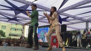 Katrina Kaif and Sidharth Malhotra in Chandigarh University -KAALA CHASHMA DAY