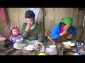 local chicken leg recipe with rice cooking u0026 eating in village kitchen chicken rice village style