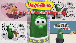 Top 10 Most Popular Silly Songs with Larry! 🎶🎤 | Laugh \u0026 Sing A Long | VeggieTales