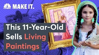 This 11-Year-Old Sells 'Living Paintings'