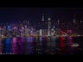 night cities 4k with piano music