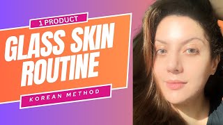 Korean Glass Skin Care I One product glass skin routine | Korean glass skin method