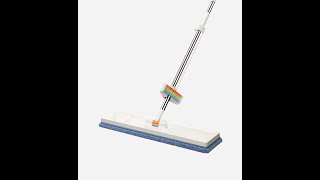 【Mop】Joybos® Rainbow 7 Roller Wringer Self Wringing Flat Mop