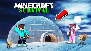 Pembangunan Rumah Eskimo Mengundang TIKUS LUCU PADANG PASIR !! Survival Bucin [#6]