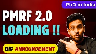 📢 10K New PMRF Scholarships! | PMRF 2.0🔥 |Big Announcement in Financial Budget  💰| 🎓 PhD in India🇮🇳