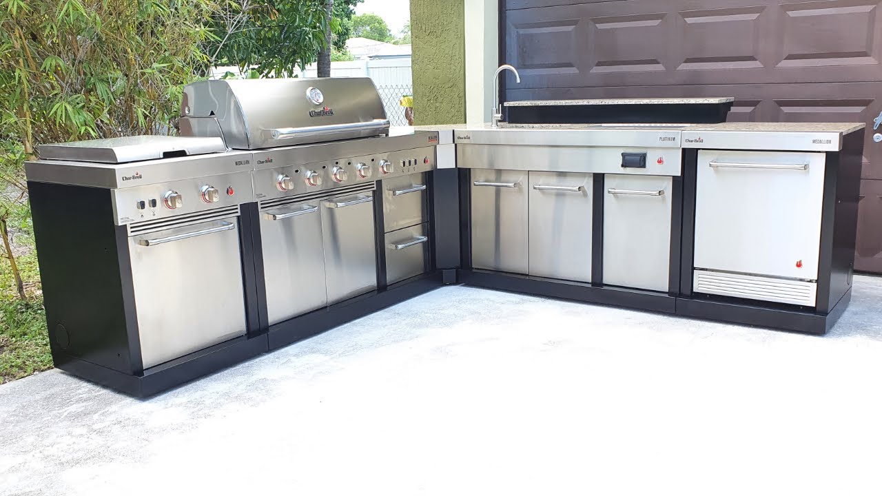 MY Outdoor Kitchen - Char Broil Medallion Modular Kitchen With Granite ...