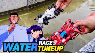 [ WATER RACE ] 구독자님과 함께 물속 미니카 트랙에서 가장 빠르게 달려보기 !! 우리는 챔피언 블로켄 지 MINI4WD DRIVE ミニ四駆 가덜트 GADULT