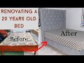 DIY Upholstered bed base under $100