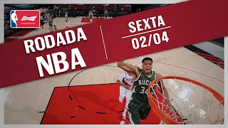 RODADA NBA 02/04 - 47 PONTOS DA BESTA GREGA, WARRIORS ATROPELADOS E MUITO MAIS!