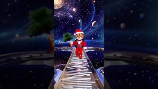 Cosmic Cat's Christmas Catwalk: A Space Fashion Fantasy! 🐱🎄🚀 #Shorts