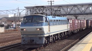 EF66 129＋コキ 3075レ 清洲駅通過