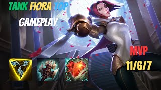 11/6 MVP Fiora Top Gameplay | League of Legends Wild Rift