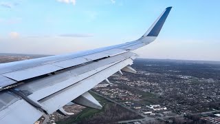 Delta Airbus A321 Landing into Detroit (DTW)