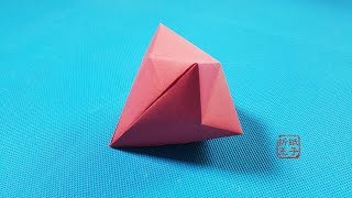 折纸王子：简单钻石 讲解详细 清楚易学 形象逼真 跟孩子一起学Origami tutorial 折り紙教程