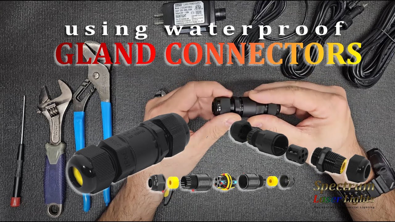 Outdoor Waterproof Gland Splice Connector Cable Wire Coupler