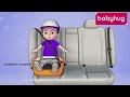 babyhug high raise car booster seat