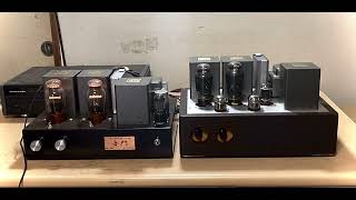 EL37 tube amp with VT62 DAC tube buffer amp