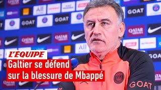 La défense de Galtier après la blessure de Mbappé (PSG) : "Je ne pense pas que Kylian ait trop joué"