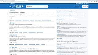 Start Your Research with Credo Reference