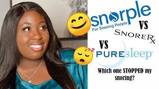 Snorple Anti Snoring Mouthpiece VS SnoreRX VS PureSleep | Which One REALLY Stops Snoring?