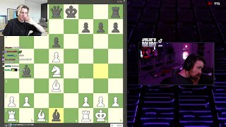 xQc Reacts to DrLupo Blatantly Cheating in 100k Prize Pool Chess Tournament
