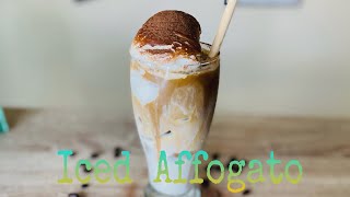 Iced Affogato (cafe vlog)