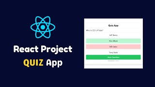 React Project: Build a Quiz App with React JS – Beginner Friendly Tutorial