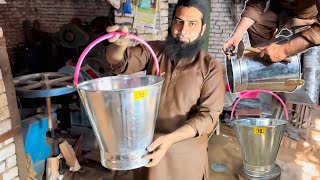 Behind the Craft: The Fascinating Process of Handmade Metal Buckets – No Electricity Required