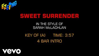 Sarah McLachlan - Sweet Surrender (Karaoke)