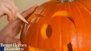 How to Carve a Face into a Pumpkin | Better Homes and Gardens