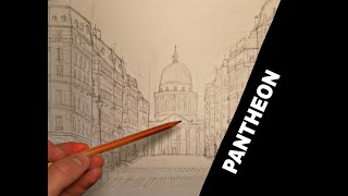 PANTHEON PARIS - speed drawing