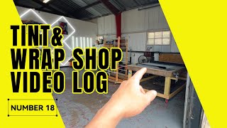 TAWS Vlog #18 Prepping \u0026 Painting the Shop for a Lighting Upgrade!