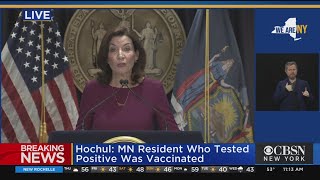 Watch: Gov. Hochul Update After Person Who Visited NYC Tests Positive For Omicron Variant