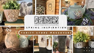 Thrift Store Makeovers using NEW Iron Orchid Designs Spring Release 2025